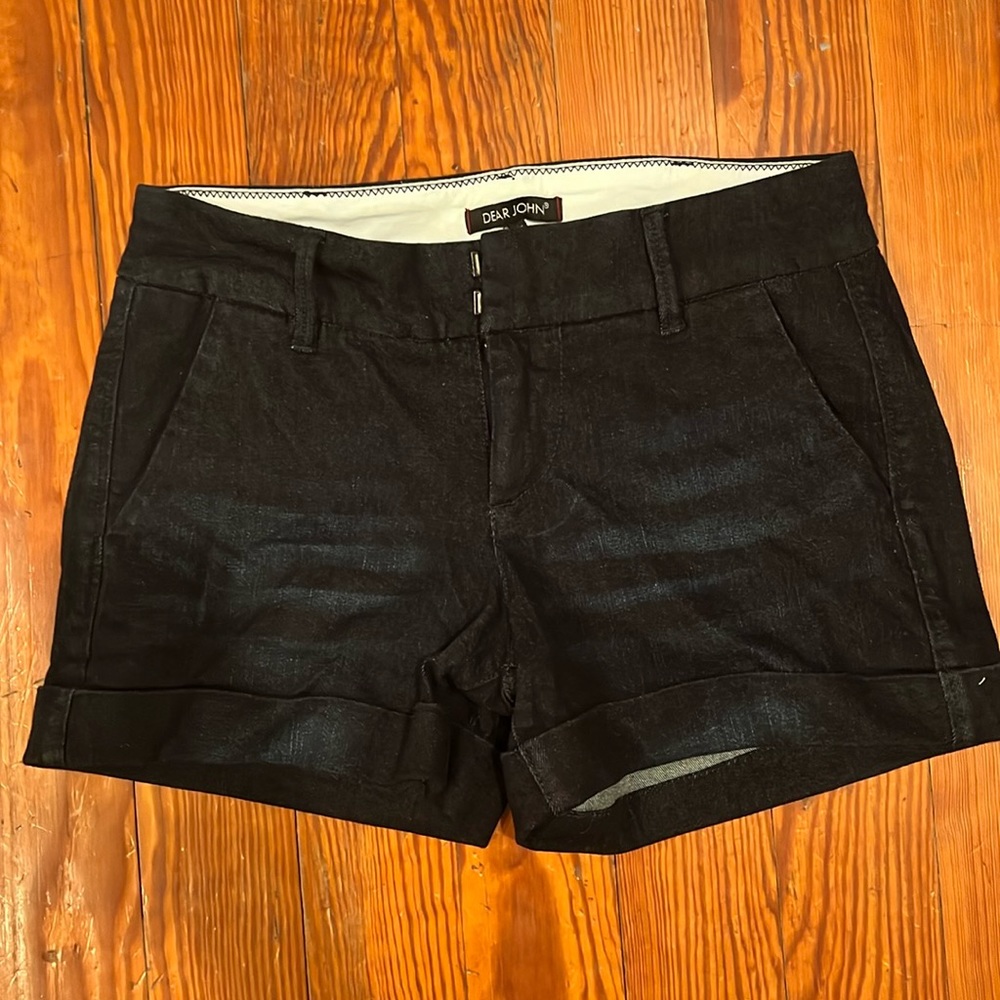 Dear John Dark Blue Denim Shorts size 27
